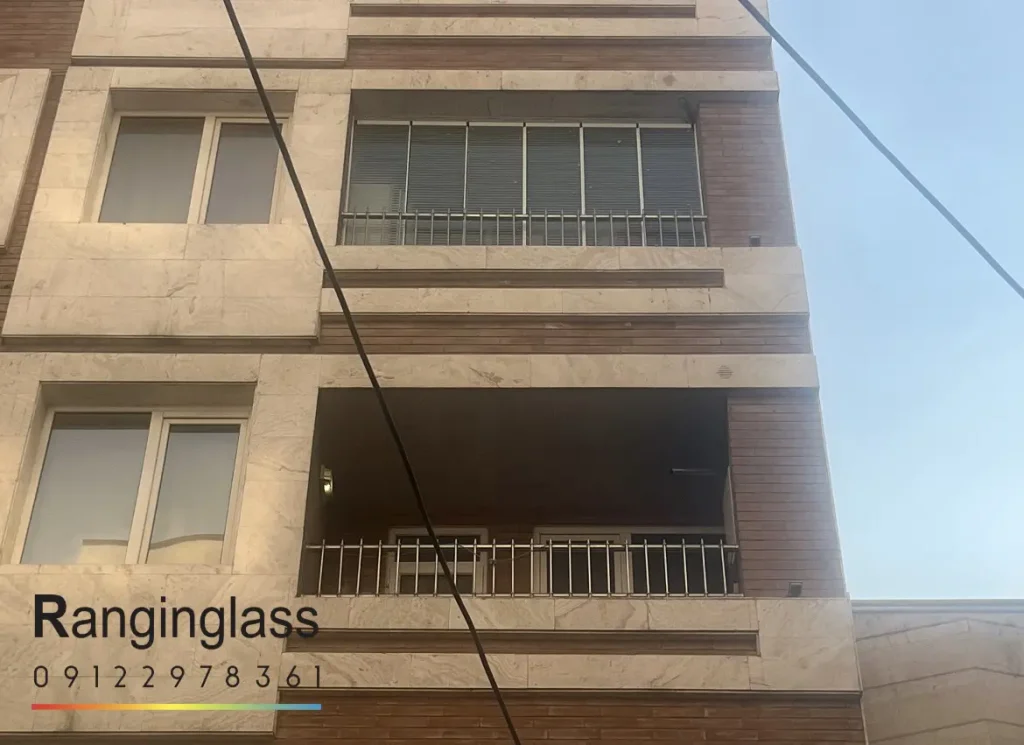 شیشه بالکنی تاشو