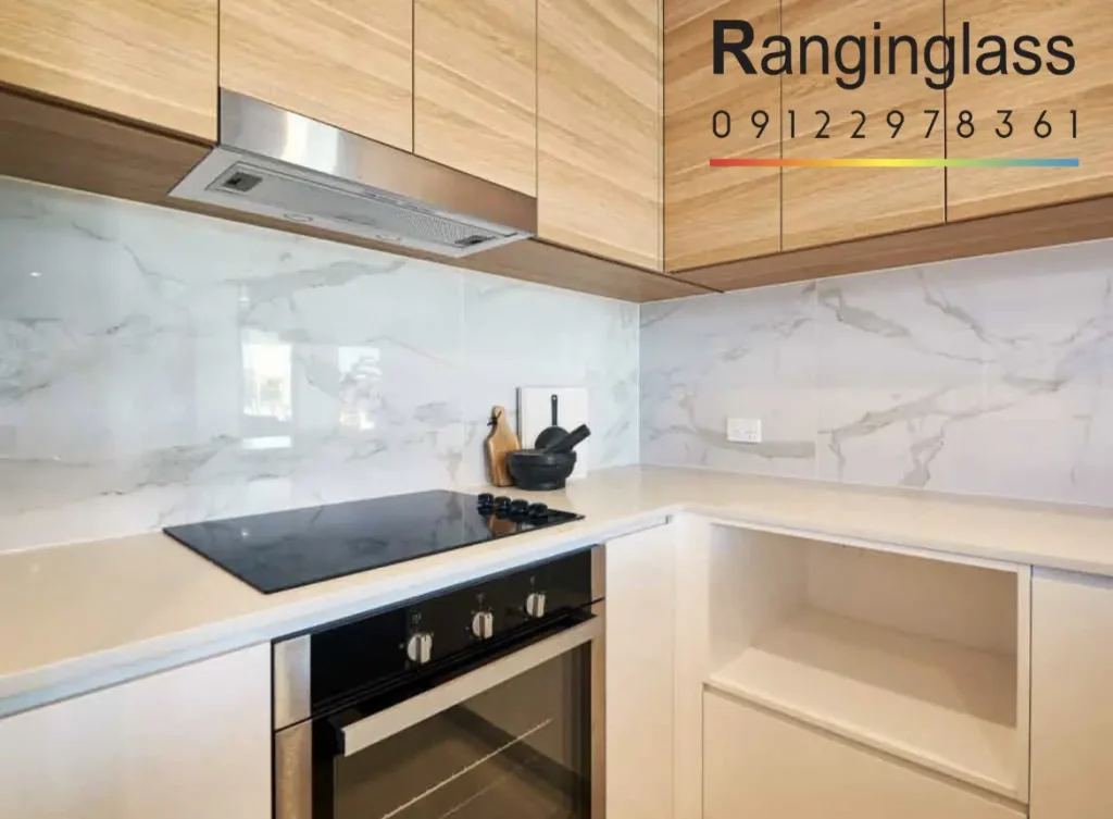 نمونه شیشه بین کابینتی