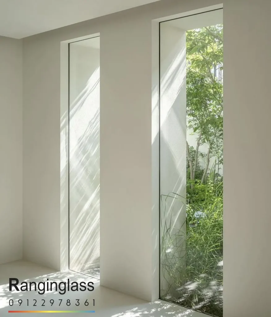 نمونه اجرایی شیشه دوجداره