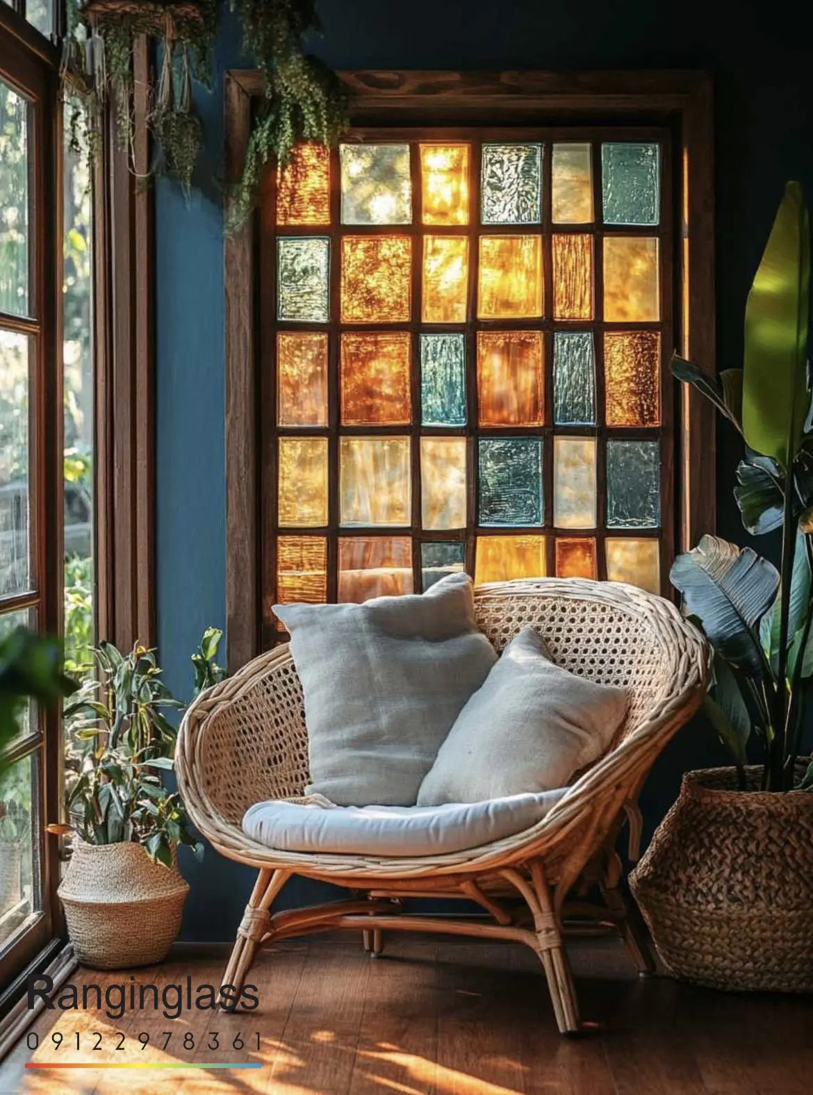 طراحی دکور با شیشه رفلکس