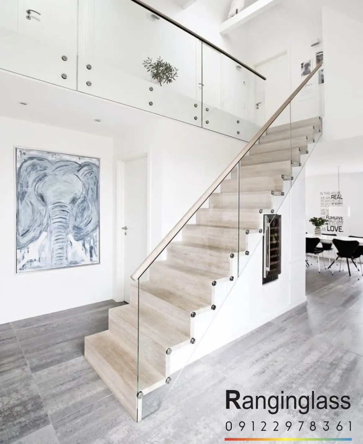 نرده شیشه ای