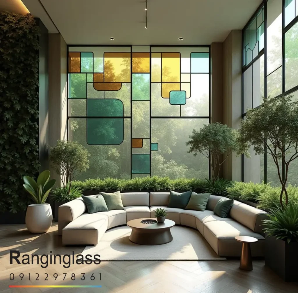 اهمیت نور در کنار شیشه رنگی
